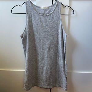 Marine Layer grey stripped/heathered tank